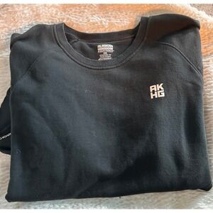 Alaskan Hardgear Duluth Trading Co Mens 2XL Black Tough Cotton Crew Sweatshirt